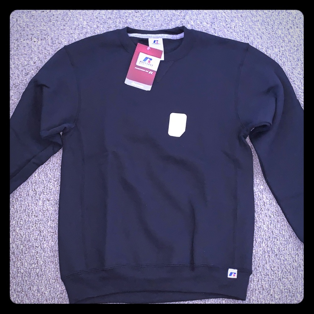 Black Russell crewneck